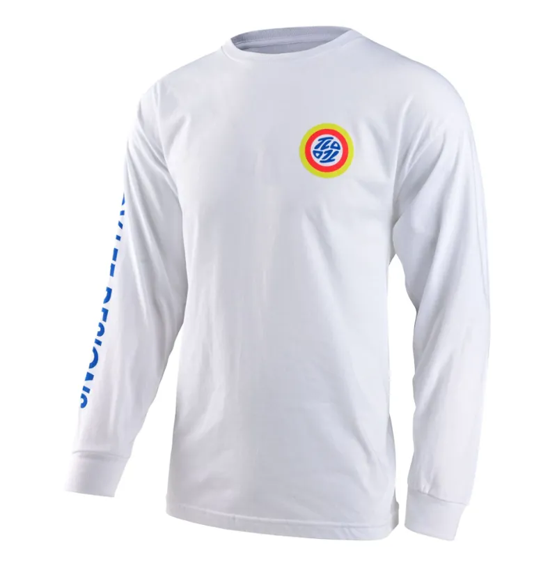 Troy Lee Designs Spun Long Sleeve T-Shirt White